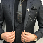 Cravat + Brooch